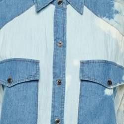 Pre Owned Isabel Marant Blue Faded Blue Sleeveless Playsuit M