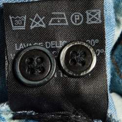 Pre Owned Isabel Marant Blue Faded Blue Sleeveless Playsuit M