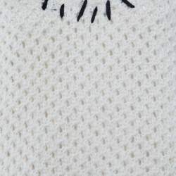 Pre Owned Isabel Marant Cream Wool Crochet Knit Oversized Sweater M