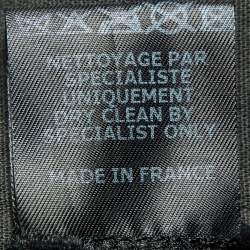 Pre Owned Isabel Marant Black Suede Paneled Leggings S