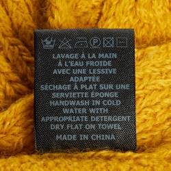 Pre Owned Isabel Marant Yellow Cable Knit Side Open Sweater M