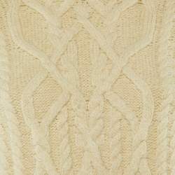 Pre Owned Isabel Marant Ivory Alpaca Cable Knit Slitted Sweater M
