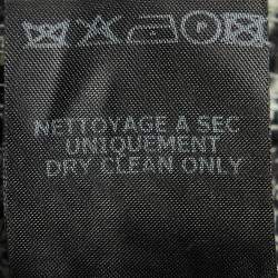 Pre Owned Isabel Marant Black/White Open Front Long Coat S