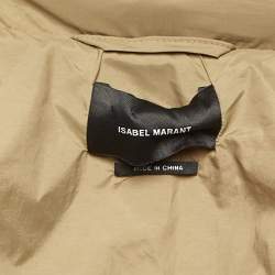Pre Owned Isabel Marant Brown Nylon Dracen Rain Coat M