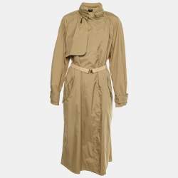 Pre Owned Isabel Marant Brown Nylon Dracen Rain Coat M