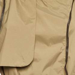 Pre Owned Isabel Marant Brown Nylon Dracen Rain Coat M