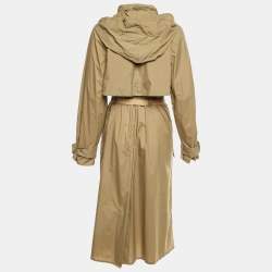 Pre Owned Isabel Marant Brown Nylon Dracen Rain Coat M