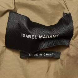 Pre Owned Isabel Marant Brown Nylon Dracen Rain Coat M