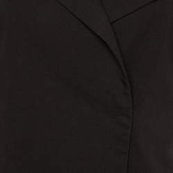 Pre Owned Isabel Marant Black Cotton Wrap Top M