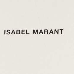 مملوكة مسبقًا Isabel Marant White Floral Applique Crepe Lapao Top S