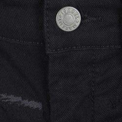 Isabel Marant Black Embroidered Denim Skinny Jeans S