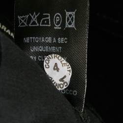 Pre Owned بنطلون إيزابيل مارانت مخمل أسود بخصر عالٍ مقاس صغير - سمول