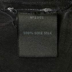 مملوكة مسبقًا توب إيزابيل مارانت ساتان دانتيل أسود مقاس كبير