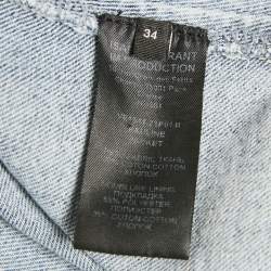 Pre Owned جاكيت كروس أوفر جينز أزرق إيزابيل مارانت بولين صغير