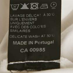 Pre Owned Isabel Marant White Printed Jersey Crewneck T-Shirt M