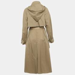 Pre Owned معطف إيزابيل مارانت خاك أخضر صناعي متوسط الحجم