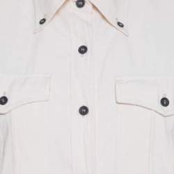 Pre Owned Isabel Marant Etoile Beige Cotton Long Sleeve Wandy Shirt S