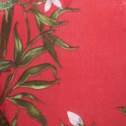 Pre Owned Isabel Marant Etoile Red Floral Print Cotton Voile Maxi Dress S