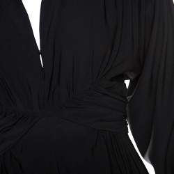 Pre Owned Isabel Marant Black Crepe Tamara Dress M