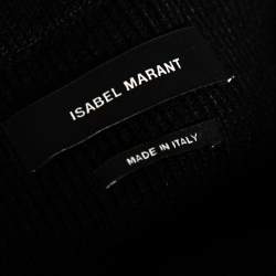 Pre Owned Isabel Marant Black Wool Huxley Knit Mini Skirt M