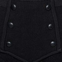 Pre Owned Isabel Marant Black Wool Huxley Knit Mini Skirt M
