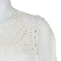 Isabel Marant Etoile White Embriodered Top S