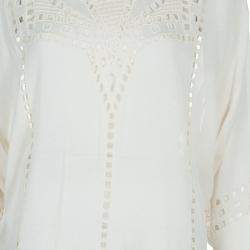 Isabel Marant Etoile White Embriodered Top S