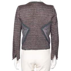 Isabel Marant Multicolored Patterned Lurex Knit Jacket S