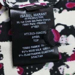 Isabel Marant Multicolor Printed Silk Oversized Top M