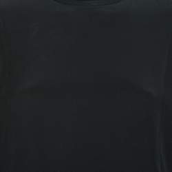 Isabel Marant Black Crepe  Long Sleeve Blouse M