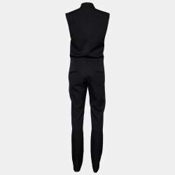 Isabel Marant Black Wool Tealdio Sleeveless Jumpsuit S