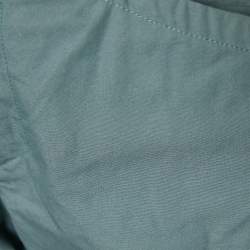 Pre Owned Isabel Marant Green Cotton Tapered Leg Trousers S