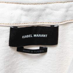 Isabel Marant Cream Denim Pauline Jacket S