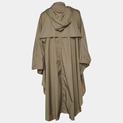 Pre Owned Isabel Marant Brown Synthetic Hooded Cover Coat (One Size)