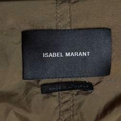 Pre Owned Isabel Marant Brown Synthetic Hooded Cover Coat (One Size)
