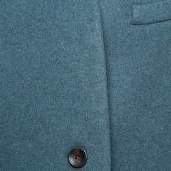 Pre Owned Isabel Marant Blue Wool & Cashmere Felis Coat S