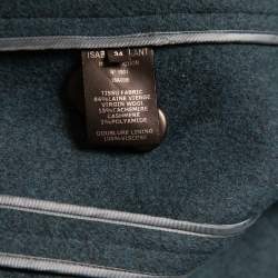Pre Owned Isabel Marant Blue Wool & Cashmere Felis Coat S