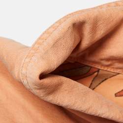 Isabel Marant Orange Denim Double Breasted Jacket M