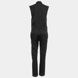 Isabel Marant Black Wool Sleeveless Tealdio Jumpsuit S
