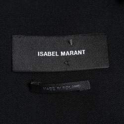 Isabel Marant Black Wool Sleeveless Tealdio Jumpsuit S