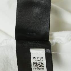 Pre Owned Isabel Marant White Cotton Knotted T-Shirt XS