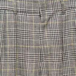 Isabel Marant Multicolor Checked Linen Blend Trousers S