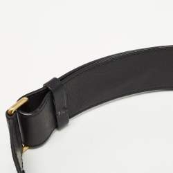 Pre Owned Isabel Marant Black Leather Nasko Studded Crossbody Bag