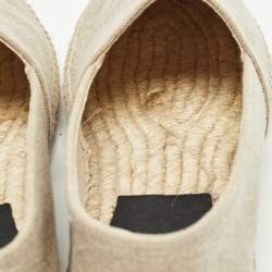 Isabel Marant Beige Canvas Espadrille Flats Size 39