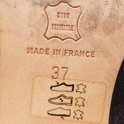 Pre Owned Isabel Marant Black Suede Dicker Ankle Length Boots Size 37