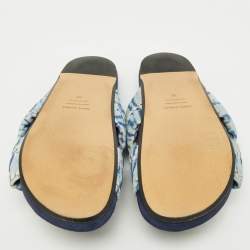 Isabel Marant Blue Criss-Cross Suede Flat Size 38