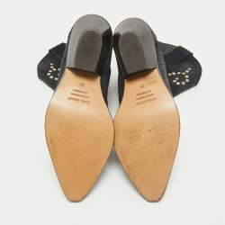 Pre Owned Isabel Marant Grey Suede Dewina Ankle Length Boots Size 39