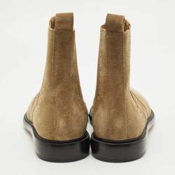 Pre Owned Isabel Marant Brown Suede Chelsea Boots Size 41