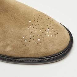 Pre Owned Isabel Marant Brown Suede Chelsea Boots Size 41