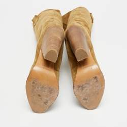 Pre Owned Isabel Marant Size 38 Brown Suede Knee Length Boots